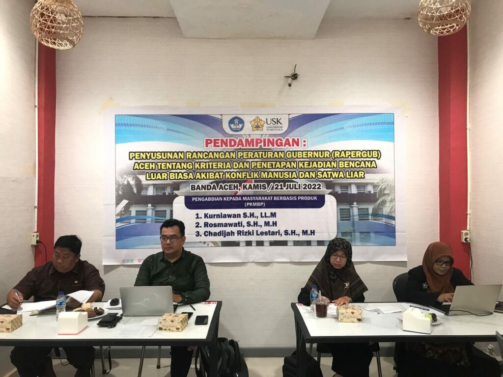 Akademisi Universitas Syiah Kuala Susun Rapergub Konflik Satwa Liar di Aceh