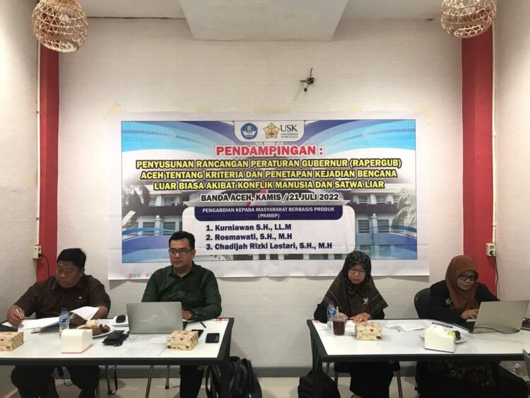 Akademisi Universitas Syiah Kuala Susun Rapergub Konflik Satwa Liar di Aceh