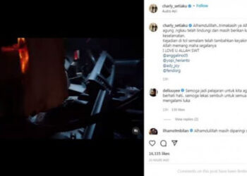 Charly Van Houten Kecelakaan, Ini Kronologinya