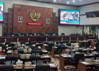 Ruang Sidang Paripurna Dewan Perwakilan Rakyat Aceh (DPRA). FOTO/Dok, DPRA