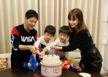 Keluarga Jimmy Lin. (Instagram)