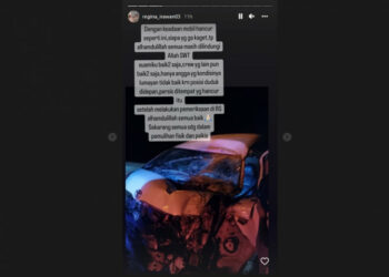 Kondisi Charly Vanhouten Usai Kecelakaan di Tol Padalarang. FOTO/Instagram