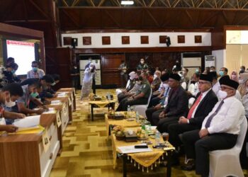 Kontrak Bersama APBA 2022 Tahap V Diteken, Total 1666 Paket Strategis Senilai 2 Triliun 54 Miliar Lebih