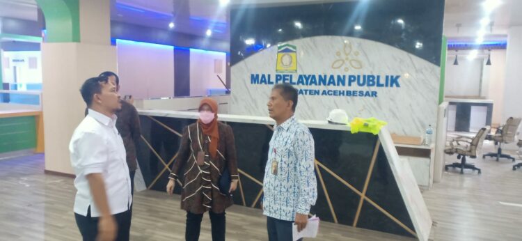 Ombudsman Soroti Gedung Mall Pelayanan Publik Aceh Besar di Lambaro