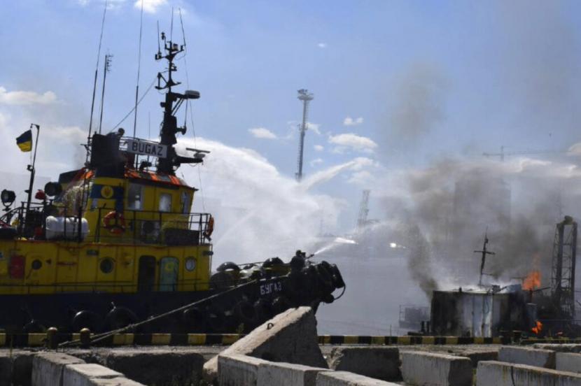 Rusia: Serangan Di Pelabuhan Laut Hitam Hanya Mengenai Target Militer