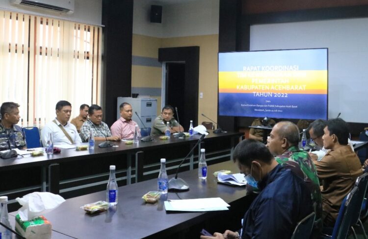 Cegah Potensi Konflik Sosial di Masyarakat, Pemkab Aceh Barat Rakor ATHG