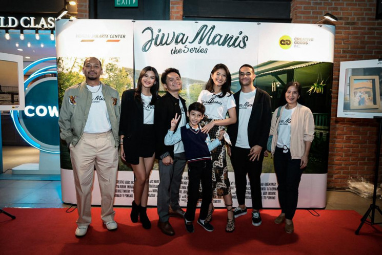 Jumpa pers web series Jiwa Manis. (Istimewa)