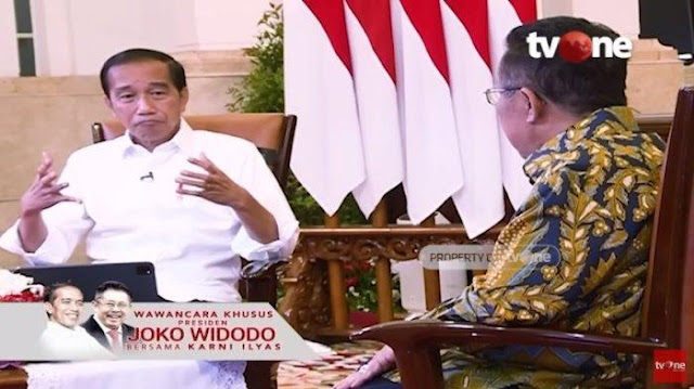 Wawancara Khusus Karni Ilyas dengan Presiden Joko Widodo alias Jokowi. FOTO/Net
