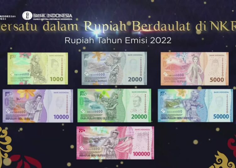 Bank Indonesia Luncurkan Uang Kertas Baru Emisi 2022