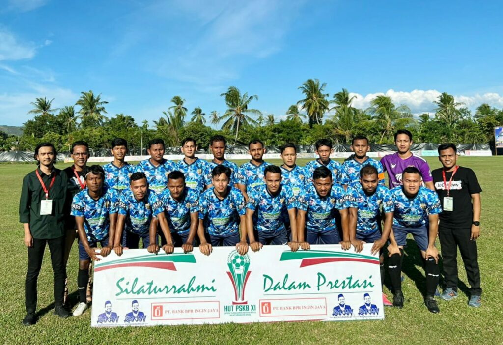 Tim sepakbola Teulebeh FC Darussalam. FOTO/Net