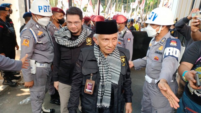 Ketua Majelis Syuro Partai Ummat Amien Rais. FOTO/Net