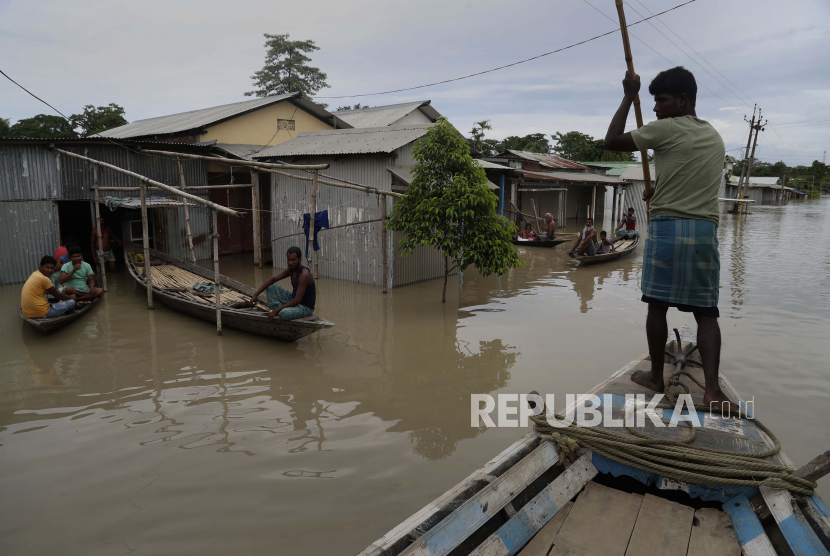 Miris, Muslim di Assam India Dituding Jadi Penyebab Banjir