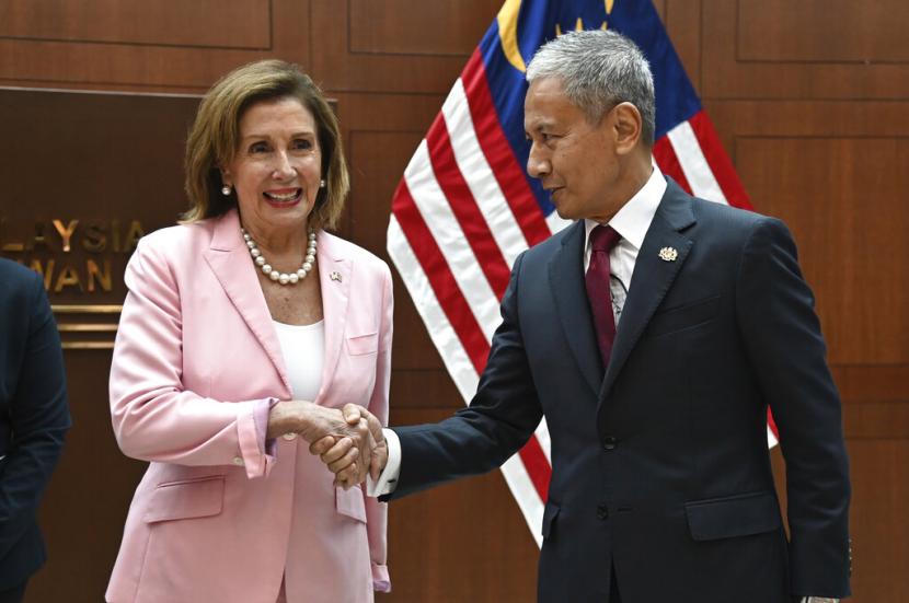 Nancy Pelosi Tiba di Malaysia dan Dikabarkan akan ke Taiwan