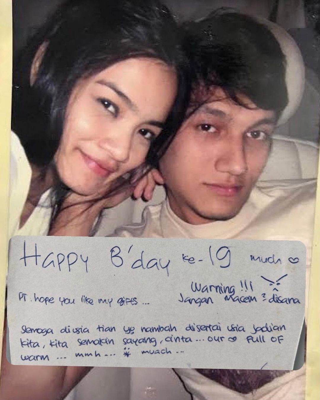 Titi Kamal Temukan Surat Cinta Saat Ulang Tahun Christian Sugiono Ke-19 Bucin Banget!