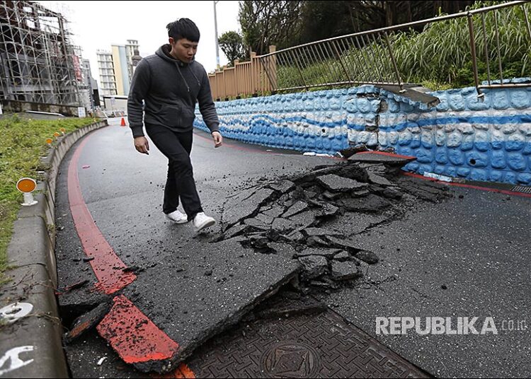 Gempa Kuat Guncang Tenggara Taiwan