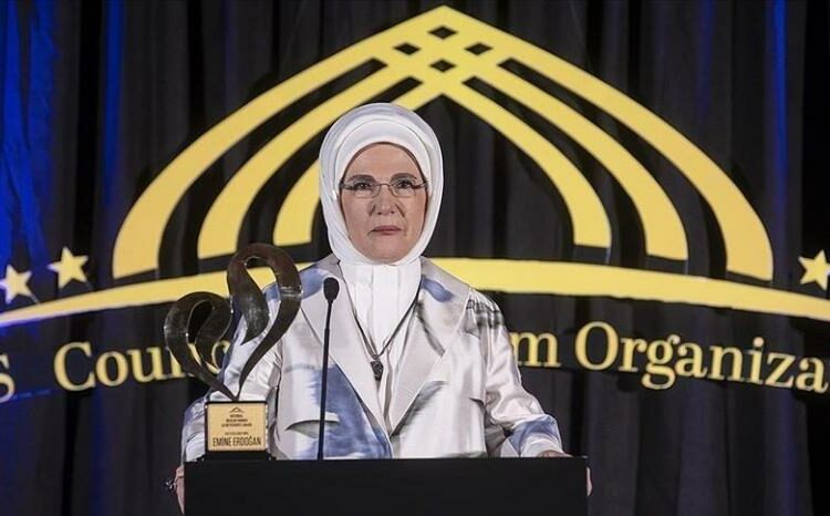 Organisasi Muslim As Berikan Penghargaan Pada Ibu Negara Turki