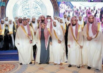 Penasihat Penjaga Dua Masjid Suci Dan Gubernur Wilayah Makkah, Pangeran Khalid Al Faisal Bin Abdulaziz Mewakili Penjaga Dua Masjid Suci Raja Salman Bin Abdulaziz Al Saud. Foto/Net