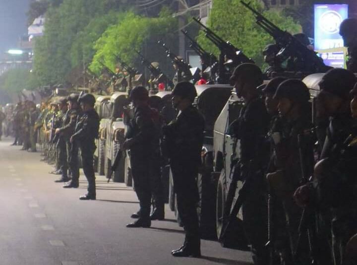 Tentera Thailand Sedang Berkumpul Di Daerah Muang Wilayah Patani. Foto/Net