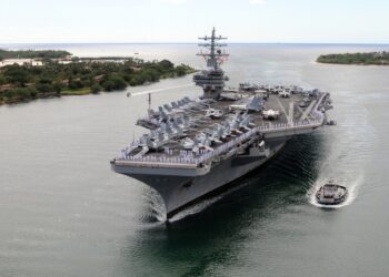 Korea Selatan (Korsel) dan Amerika Serikat (AS) memulai latihan maritim bersama dengan kapal Induk USS Ronald Reagan