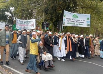Muslim Leicester Pawai Peringati Maulid Nabi Muhammad Saw