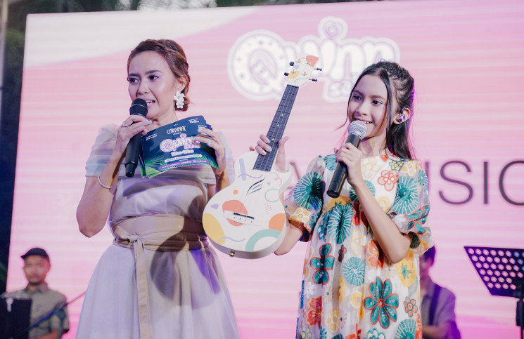 Quinn Salman gelar mini konser di Jakarta Escape, Jati Warna, Bekasi, Jawa Barat, pada Minggu (23/10). (Istimewa)