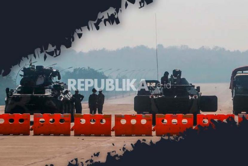 Infografis Uni Eropa Serukan Embargo Senjata ke Myanmar