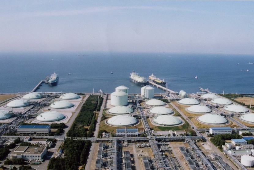 terminal LNG (ilustrasi). LNG memegang peran penting dalam transisi dari energi fosil ke energi bersih.