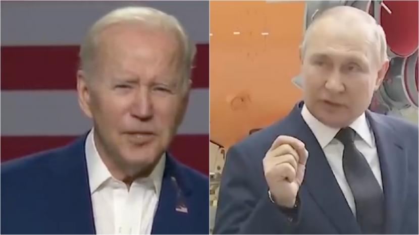 Presiden AS, Joe Biden (kiri) dan Presiden Rusia, Vladimir Putin (kanan)