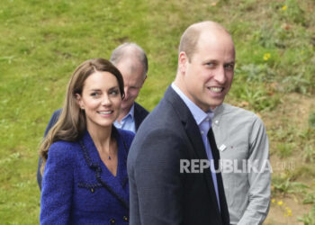 Kate Inggris, Princess of Wales, dan Pangeran William, Prince of Wales, dikabarkan akan melakukan kunjungan ke Amerika Serikat (AS) pada Jumat pekan ini. Ilustrasi.