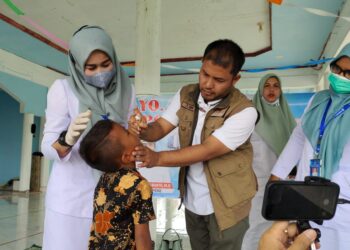 Pencanangan Sub PIN Polio, 14 Ribu Anak Mendapatkan Imunisasi di Pidie