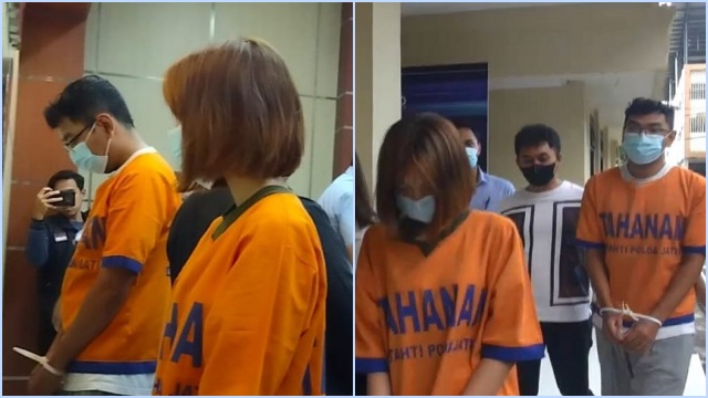 Polisi Pamerkan Pemeran Video Kebaya Merah, Begini Penampakannya