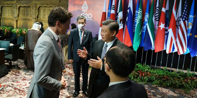 While Xi Jinping complained about the Canadian Prime Minister, Jokowi disappeared from the G20 stage