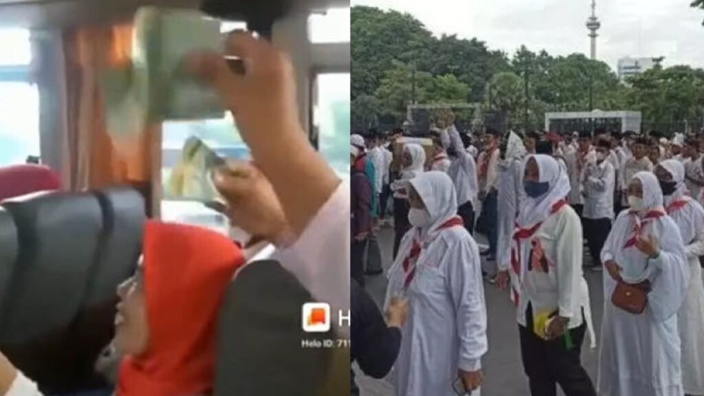 Viral Video Emak-emak Pamer Duit, Diduga usai Hadiri Relawan Jokowi