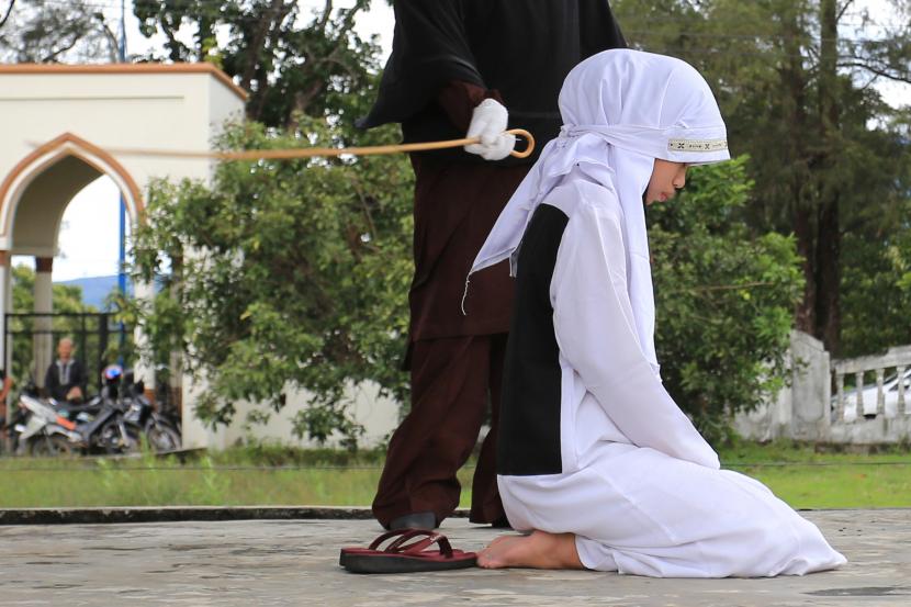 Hukuman cambuk (ilustrasi). Pemerintahan Taliban di Afghanistan mulai  menerapkan hukum cambuk di ruang publik.