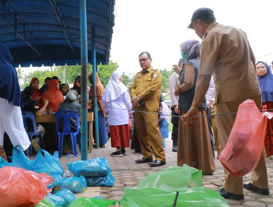 Tekan Lanju Inflasi, Pemkab Aceh Barat Gelar Pasar Murah di Meureubo