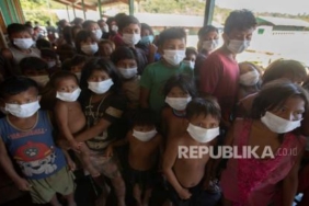 Puluhan Anak Yanomami Brasil Kurang Gizi