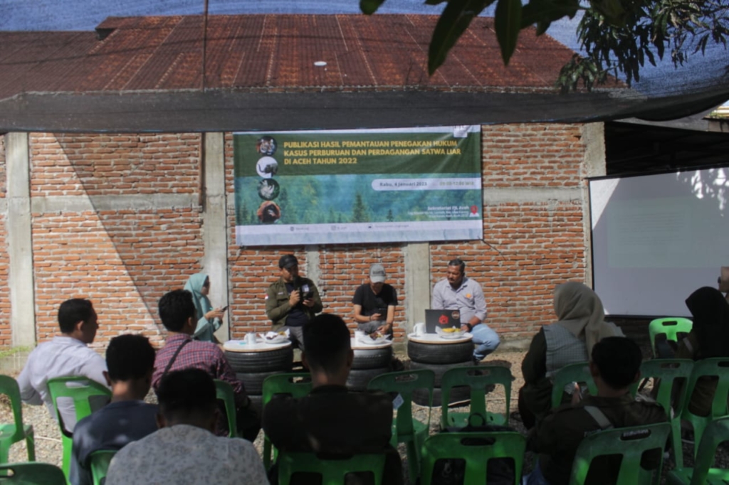 Kasus Perdagangan dan Kematian Satwa Lindung di Aceh Meningkat Pada Tahun 2022