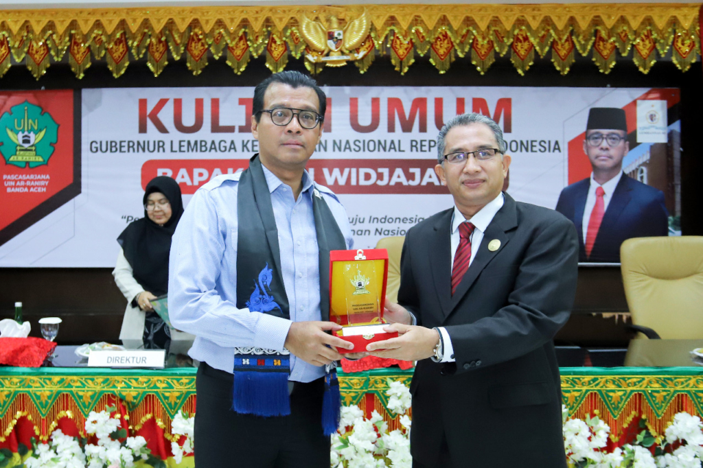 Gubernur Lemhannas Beri Kuliah Umum di UIN Ar-Raniry, Ini yang Dibahas