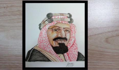 Lukisan Mural Terbesar Raja Abdulaziz Terlihat di Riyadh