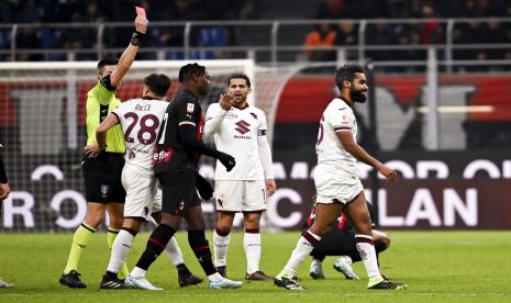AC Milan Tersingkir dari Coppa Italia oleh 10 Pemain Torino