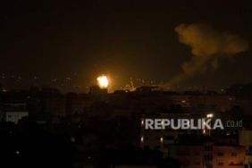 Jet Tempur Israel Serang Tempat Produksi Roket Hamas di Gaza