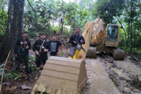 Tujuh Penambang Emas Ilegal di Nagan Raya Ditangkap