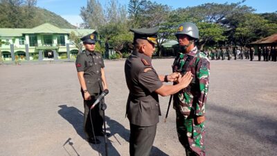 Danrindam IM Buka Pendidikan Kejuruan Bintara Infanteri Abit Dikmaba TNI AD 2022
