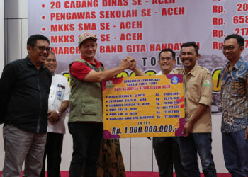 Disdik Aceh Donasi Rp 1 Miliar untuk Korban Gempa Turki