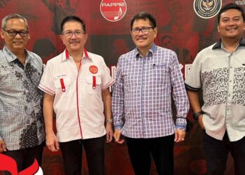 Para ahli waris WR Soepratman yang bernaung di Yayasan Wage Rudolf Soepratman. FOTO/Dok. Angga Satria