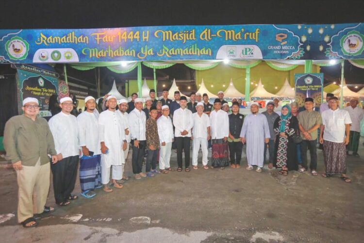Wakil Gubernur Sumatera Utara (Wagubsu) Musa Rajekshah atau karib disapa Ijeck, membuka secara resmi Ramadhan Fair 1444 Hijriah di Masjid Al-Ma’ruf, Kelurahan Pulo Brayan Darat II, Kota Medan, Sabtu kemarin (25/3/2023). FOTO/Net