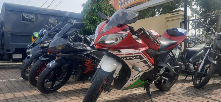 Resahkan Warga, Polisi Amankan Puluhan Sepmor Balap Liar di Banda Aceh