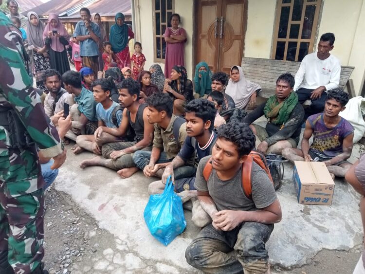 Puluhan Imigran Etnis Rohingya Mendarat di Pesisir Abdya. FOTO/Net