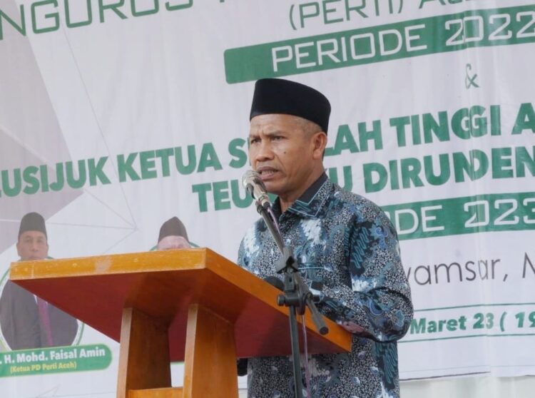 Hadiri Pelantikan Ketua PERTI, Begini Arahan Sekda Marhaban