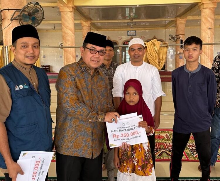 Jelang Lebaran, Pj Bupati Mahdi Santuni Anak Yatim Capai Rp665 Juta